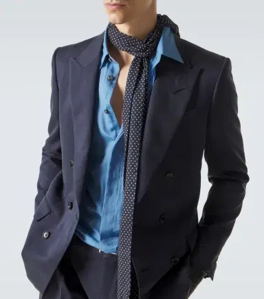 Tom Ford Double-breasted silk blazer | Thumbnail 6 Tom Ford Double-breasted silk blazer | Thumbnail 6