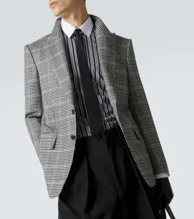 Tom Ford Checked wool-blend suit jacket | Thumbnail 4 Tom Ford Checked wool-blend suit jacket | Thumbnail 4
