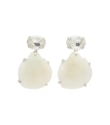 Jennifer Behr Kauai embellished drop earrings | Thumbnail 1 Jennifer Behr Kauai embellished drop earrings | Thumbnail 1