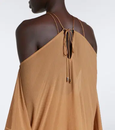 Taller Marmo Sza Sza Spirito feather-trimmed kaftan | Thumbnail 5 Taller Marmo Sza Sza Spirito feather-trimmed kaftan | Thumbnail 5