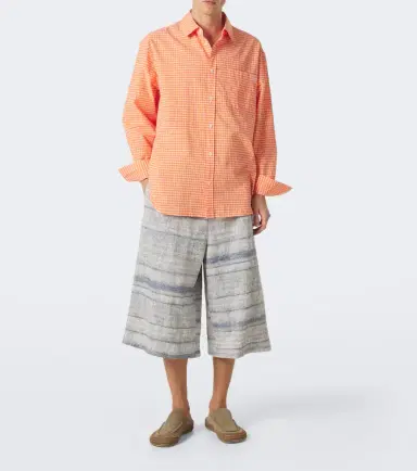 Loewe Checked cotton-blend shirt | Thumbnail 2 Loewe Checked cotton-blend shirt | Thumbnail 2