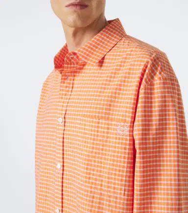 Loewe Checked cotton-blend shirt | Thumbnail 4 Loewe Checked cotton-blend shirt | Thumbnail 4