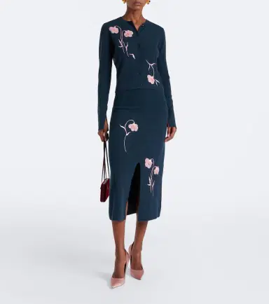 Erdem Floral-appliqué cardigan | Thumbnail 4 Erdem Floral-appliqué cardigan | Thumbnail 4