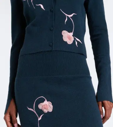Erdem Floral-appliqué cardigan | Thumbnail 6 Erdem Floral-appliqué cardigan | Thumbnail 6
