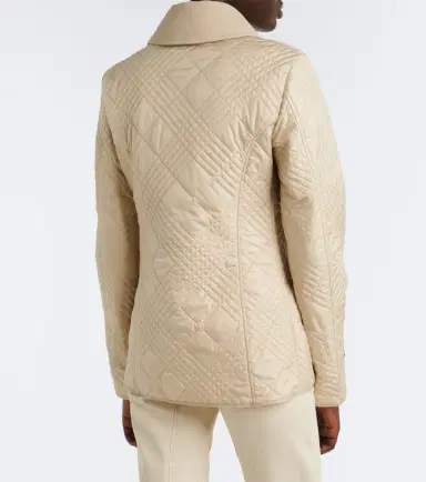 Burberry Fernleigh leather-trimmed quilted jacket | Thumbnail 5 Burberry Fernleigh leather-trimmed quilted jacket | Thumbnail 5