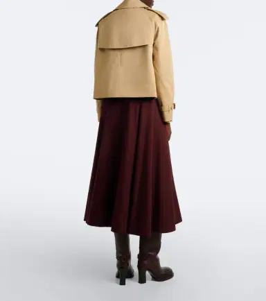 Burberry Brenda cotton midi skirt | Thumbnail 2 Burberry Brenda cotton midi skirt | Thumbnail 2