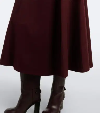 Burberry Brenda cotton midi skirt | Thumbnail 3 Burberry Brenda cotton midi skirt | Thumbnail 3