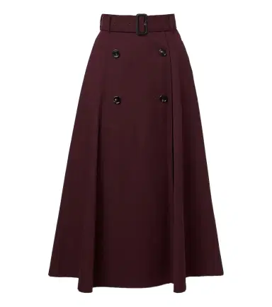 Burberry Brenda cotton midi skirt | Thumbnail 1 Burberry Brenda cotton midi skirt | Thumbnail 1