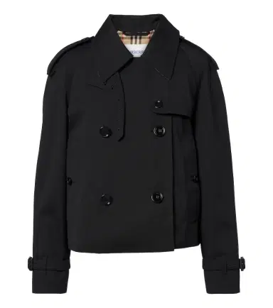 Burberry Double-breasted cotton gabardine jacket | Thumbnail 1 Burberry Double-breasted cotton gabardine jacket | Thumbnail 1