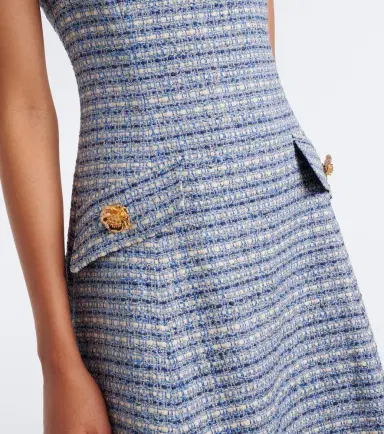 Carolina Herrera Cotton-blend tweed midi dress | Thumbnail 5 Carolina Herrera Cotton-blend tweed midi dress | Thumbnail 5