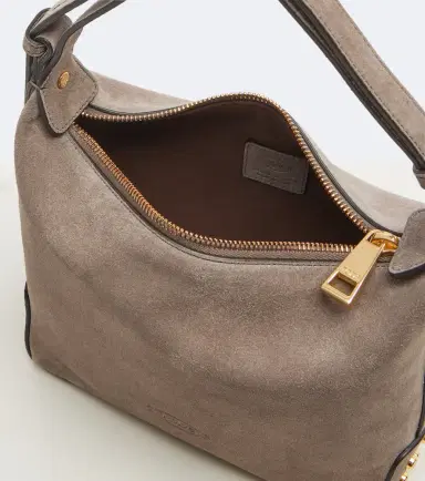 Tod's Metal Dots Mini suede top-handle bag | Thumbnail 3 Tod's Metal Dots Mini suede top-handle bag | Thumbnail 3