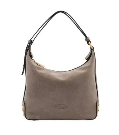 Tod's Metal Dots Mini suede top-handle bag | Thumbnail 1 Tod's Metal Dots Mini suede top-handle bag | Thumbnail 1