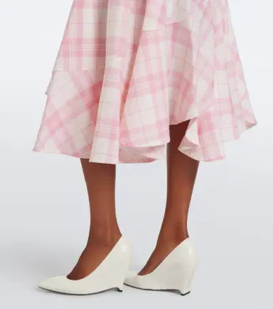 Vivienne Westwood Spiral checked wool-blend bustier dress | Thumbnail 5 Vivienne Westwood Spiral checked wool-blend bustier dress | Thumbnail 5