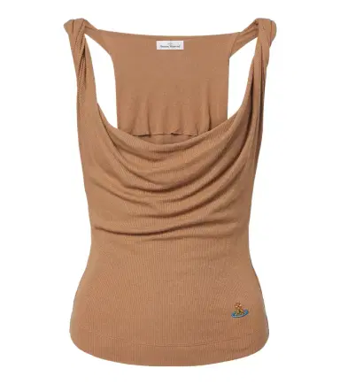 Vivienne Westwood Anna draped knitted tank top | Thumbnail 1 Vivienne Westwood Anna draped knitted tank top | Thumbnail 1