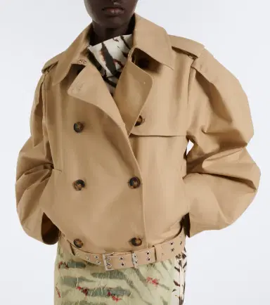 Ganni Cotton jacket | Thumbnail 4 Ganni Cotton jacket | Thumbnail 4