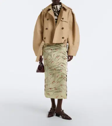 Ganni Cotton jacket | Thumbnail 5 Ganni Cotton jacket | Thumbnail 5