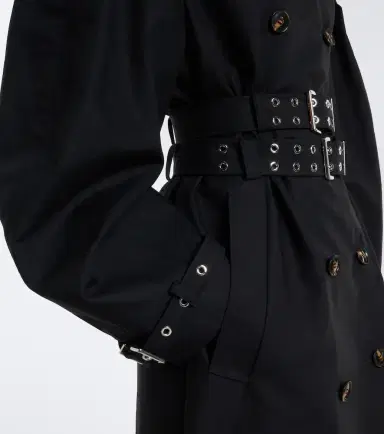 Ganni Cotton trench coat | Thumbnail 4 Ganni Cotton trench coat | Thumbnail 4