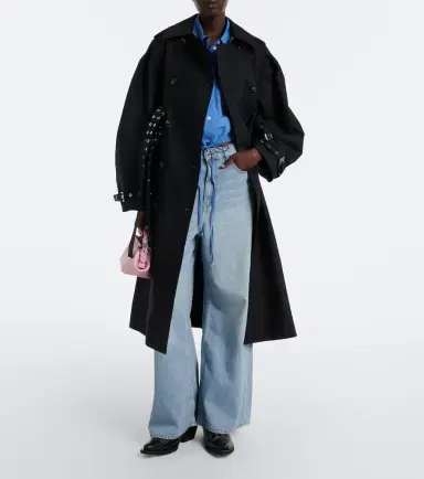 Ganni Cotton trench coat | Thumbnail 6 Ganni Cotton trench coat | Thumbnail 6