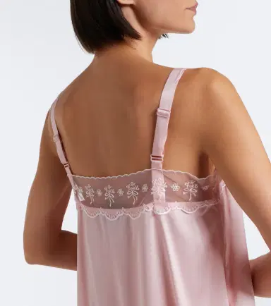Simone Rocha Lace-trimmed satin slip dress | Thumbnail 2 Simone Rocha Lace-trimmed satin slip dress | Thumbnail 2