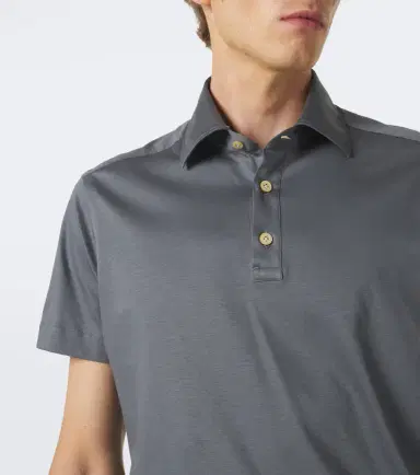 Kiton Cotton jersey polo shirt | Thumbnail 4 Kiton Cotton jersey polo shirt | Thumbnail 4