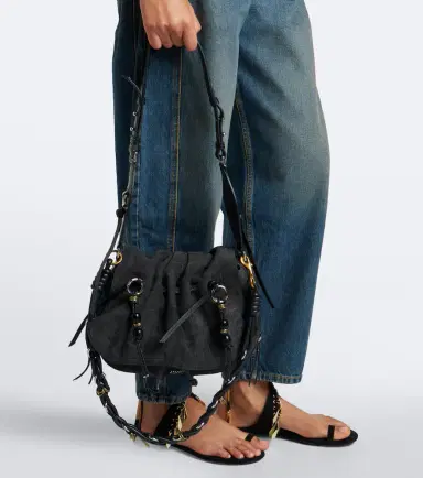 Isabel Marant Bolton Small croc-effect suede shoulder bag | Thumbnail 5 Isabel Marant Bolton Small croc-effect suede shoulder bag | Thumbnail 5