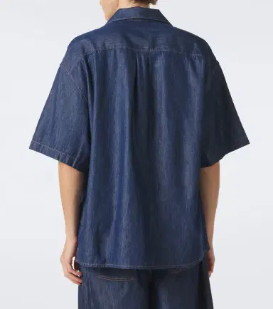 Loewe Anagram cotton chambray shirt | Thumbnail 3 Loewe Anagram cotton chambray shirt | Thumbnail 3