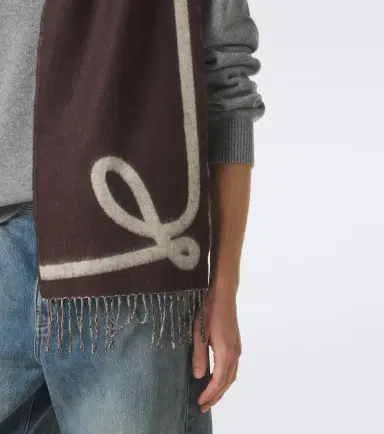 Loewe Wool and cashmere scarf | Thumbnail 2 Loewe Wool and cashmere scarf | Thumbnail 2