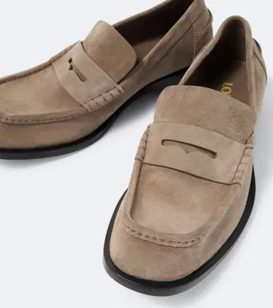 Loewe Bobine suede Penny loafers | Thumbnail 4 Loewe Bobine suede Penny loafers | Thumbnail 4