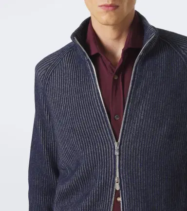 Brunello Cucinelli Ribbed-knit zip-up cashmere sweater | Thumbnail 4 Brunello Cucinelli Ribbed-knit zip-up cashmere sweater | Thumbnail 4