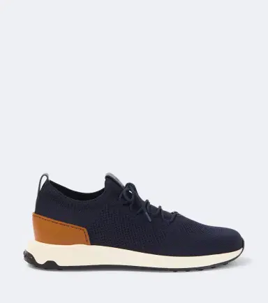 Tod's Calzino leather-trimmed sneakers | Thumbnail 4 Tod's Calzino leather-trimmed sneakers | Thumbnail 4