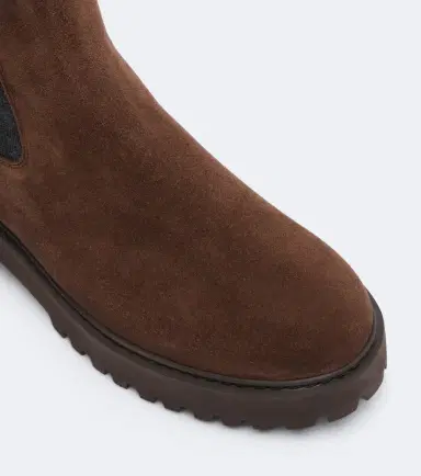 Brunello Cucinelli Monili suede Chelsea boots | Thumbnail 2 Brunello Cucinelli Monili suede Chelsea boots | Thumbnail 2