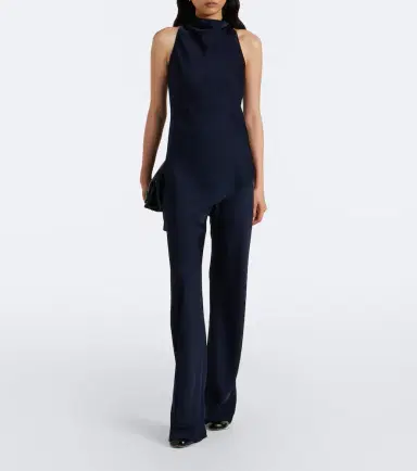 Veronica Beard Radford asymmetric halterneck top | Thumbnail 6 Veronica Beard Radford asymmetric halterneck top | Thumbnail 6