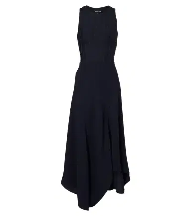 Veronica Beard Thalissa draped ribbed-knit midi dress | Thumbnail 1 Veronica Beard Thalissa draped ribbed-knit midi dress | Thumbnail 1