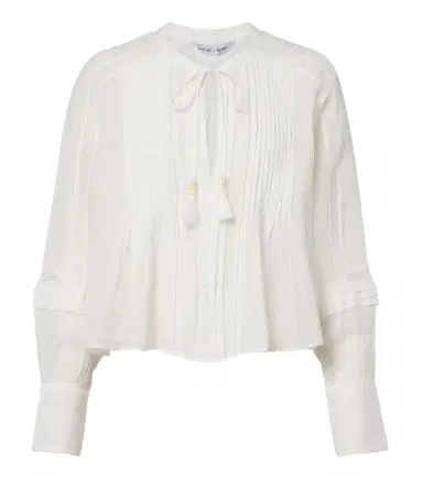 Veronica Beard Sawyer ramie blouse | Thumbnail 1 Veronica Beard Sawyer ramie blouse | Thumbnail 1
