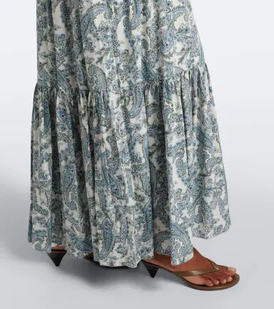 Veronica Beard Sama printed tiered silk-blend maxi dress | Thumbnail 5 Veronica Beard Sama printed tiered silk-blend maxi dress | Thumbnail 5