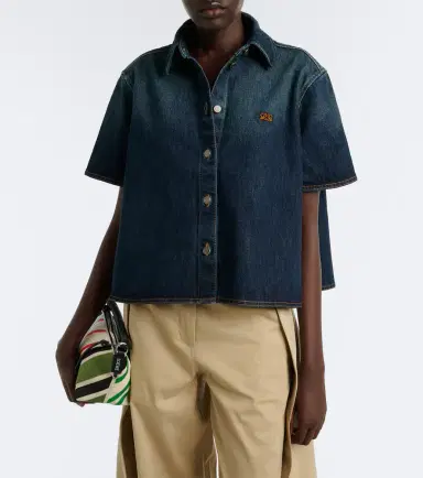 Loewe Double L denim shirt | Thumbnail 3 Loewe Double L denim shirt | Thumbnail 3