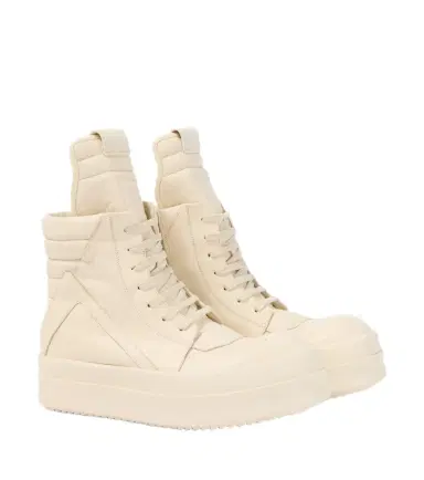 Rick Owens Mega Bumper Geobasket leather sneakers | Thumbnail 1 Rick Owens Mega Bumper Geobasket leather sneakers | Thumbnail 1