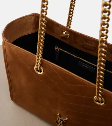 Saint Laurent Niki East/West suede tote bag | Thumbnail 3 Saint Laurent Niki East/West suede tote bag | Thumbnail 3