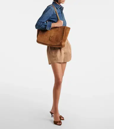 Saint Laurent Niki East/West suede tote bag | Thumbnail 6 Saint Laurent Niki East/West suede tote bag | Thumbnail 6