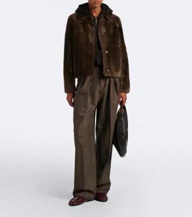 Yves Salomon Shearling jacket | Thumbnail 3 Yves Salomon Shearling jacket | Thumbnail 3