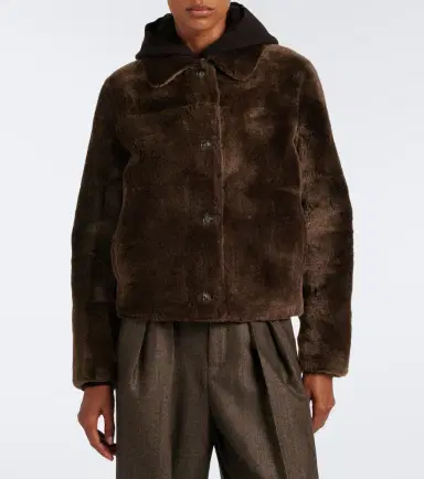 Yves Salomon Shearling jacket | Thumbnail 6 Yves Salomon Shearling jacket | Thumbnail 6