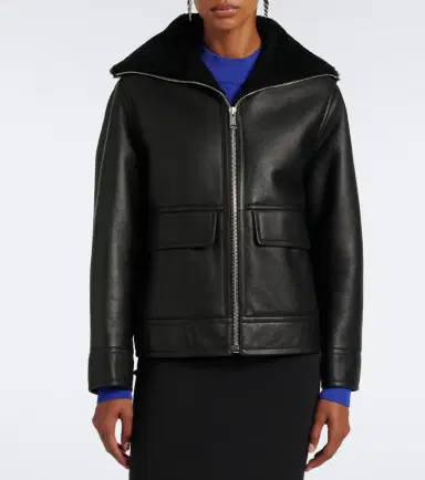 Yves Salomon Shearling-lined leather jacket | Thumbnail 2 Yves Salomon Shearling-lined leather jacket | Thumbnail 2