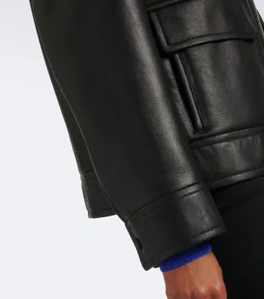 Yves Salomon Shearling-lined leather jacket | Thumbnail 3 Yves Salomon Shearling-lined leather jacket | Thumbnail 3