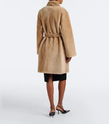 Yves Salomon Reversible shearling coat | Thumbnail 4 Yves Salomon Reversible shearling coat | Thumbnail 4