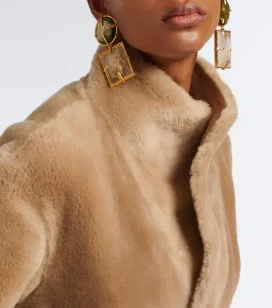 Yves Salomon Reversible shearling coat | Thumbnail 6 Yves Salomon Reversible shearling coat | Thumbnail 6