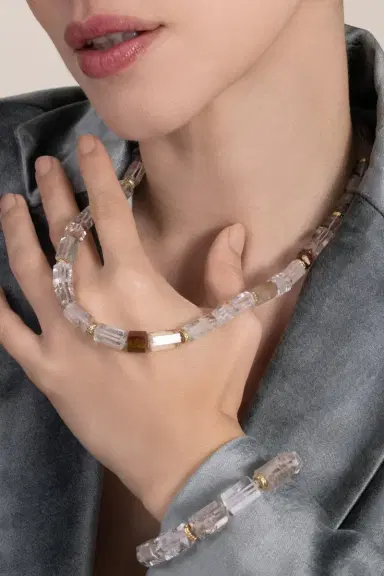 EDINA KISS Quartz Sapphire Garden Beaded Necklace | Thumbnail 2 EDINA KISS Quartz Sapphire Garden Beaded Necklace | Thumbnail 2