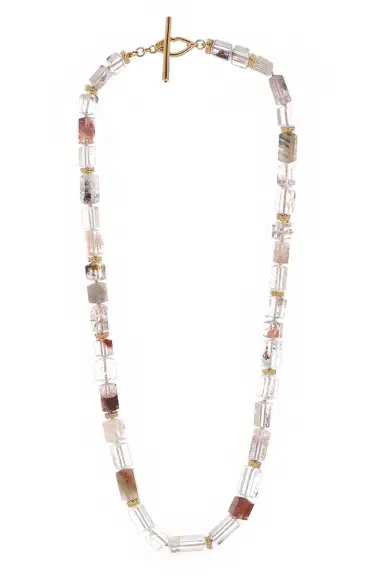 EDINA KISS Quartz Sapphire Garden Beaded Necklace | Thumbnail 1 EDINA KISS Quartz Sapphire Garden Beaded Necklace | Thumbnail 1