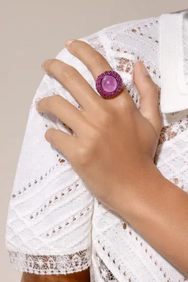 ALEXANDER LAUT Ruby Pink Sapphire Ring | Thumbnail 3 ALEXANDER LAUT Ruby Pink Sapphire Ring | Thumbnail 3
