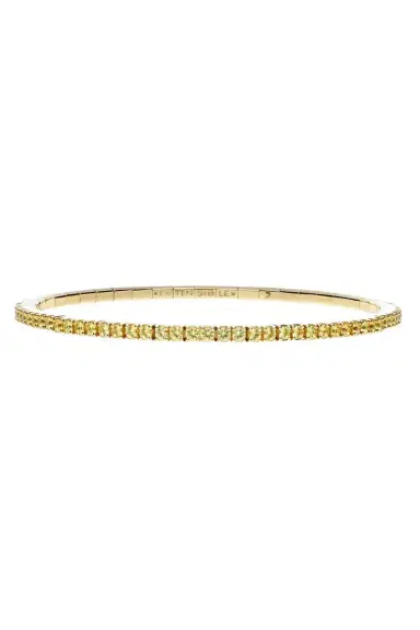 ROBERTO DEMEGLIO Yellow Sapphire Stretch Tennis Bracelet | Thumbnail 1 ROBERTO DEMEGLIO Yellow Sapphire Stretch Tennis Bracelet | Thumbnail 1