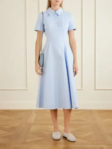 Emilia Wickstead Jody Denim Midi Dress | Thumbnail 2 Emilia Wickstead Jody Denim Midi Dress | Thumbnail 2